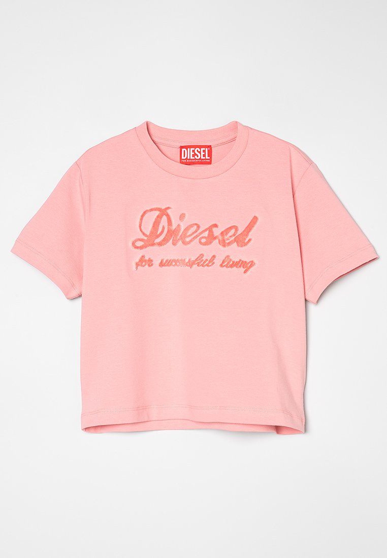 Diesel T-shirt basic roze