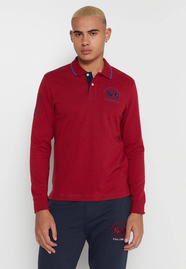 LA MARTINA Poloshirt rood LA MARTINA Poloshirt rood