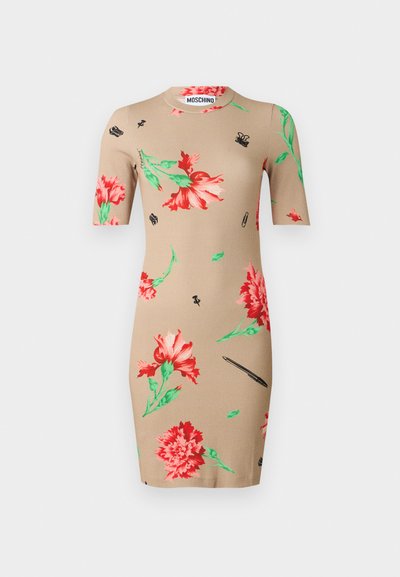 MOSCHINO DRESS - Day dress - multi beige