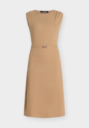 KARL LAGERFELD, DAY DRESS - Jerseykjole - nougat