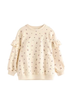 WITH FRILL - Sweatshirt - white