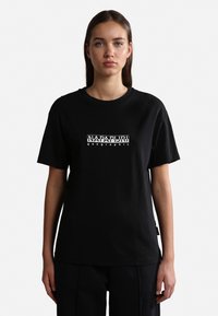 Napapijri BOX - Printtipaita - black