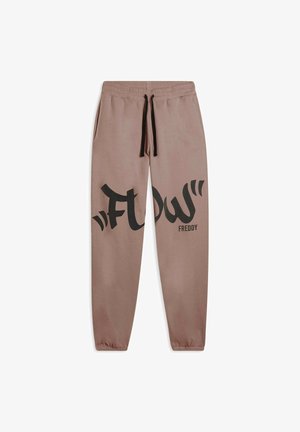 Freddy CON STAMPA FLOW E FONDO - Pantalon de survêtement - mottled light pink