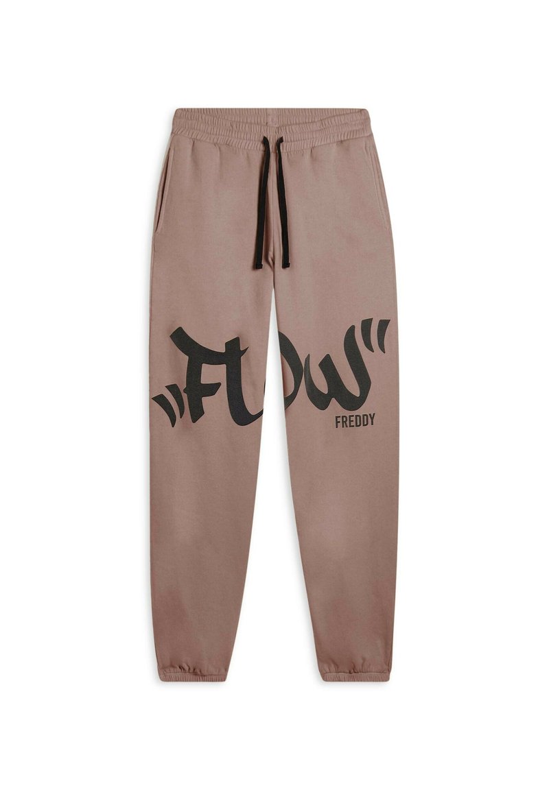 Freddy CON STAMPA FLOW E FONDO - Pantalones deportivos - mottled light pink