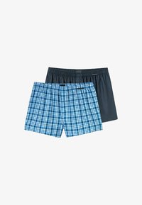 Unselected, blau kariert