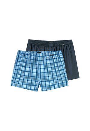 PACK 2 - Boxer shorts - blau kariert