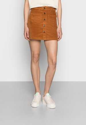 Falda acampanada - brown