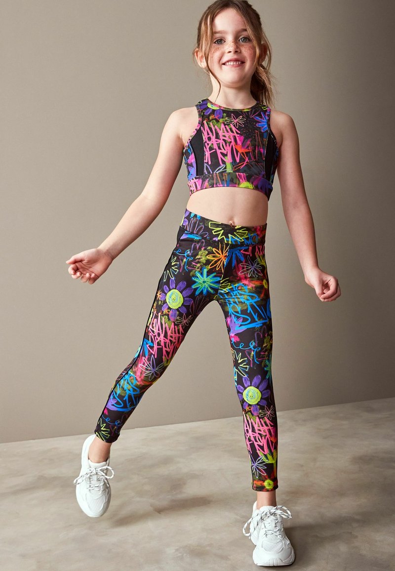 Next Legging - black graffiti