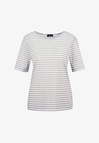 Unselected, gray white striped