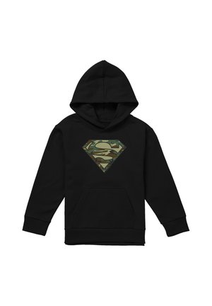 DC COMICS - SUPERMAN, SUPERMAN CAMO LOGO UNISEX - Kapuzenpullover - black