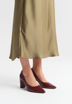 RYŁKO High heels - bordo jh