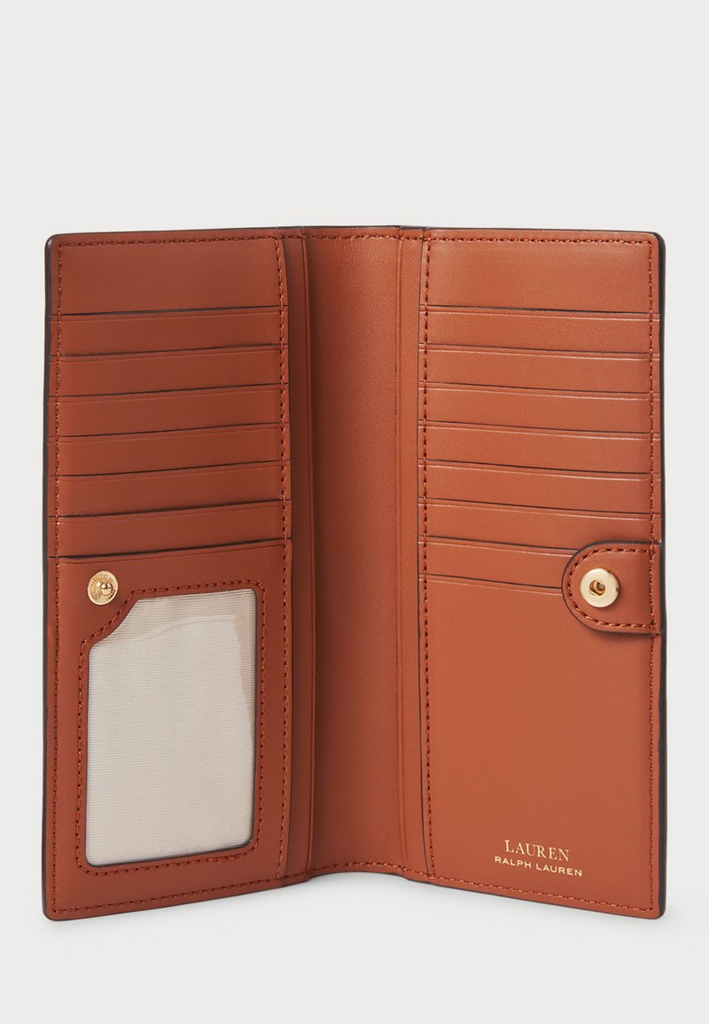 Lauren Ralph Lauren CROSSHATCH LEATHER SLIM WALLET Wallet tan