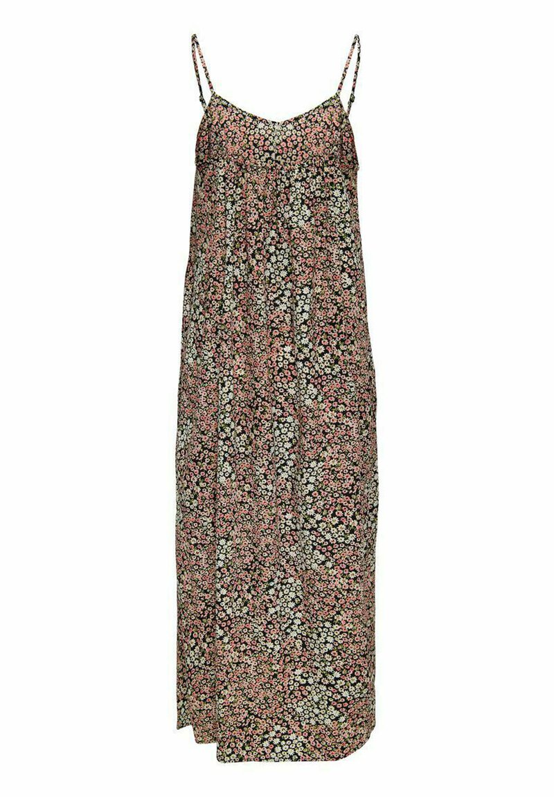 Damen Freizeitkleider | ONLY Maxikleid black/grau - ZT29849 Damen Freizeitkleider | ONLY Maxikleid black/grau - ZT29849