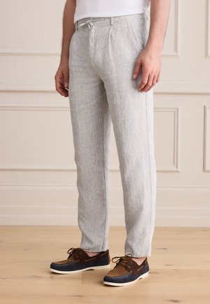 Next, TAPERED FIT - 100% LINEN - Bukser - light grey