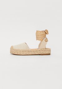 CANARY - Háncstalpú vászoncipők - natural
