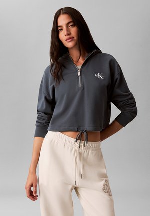 Calvin Klein Jeans Hættetrøje - dark slate
