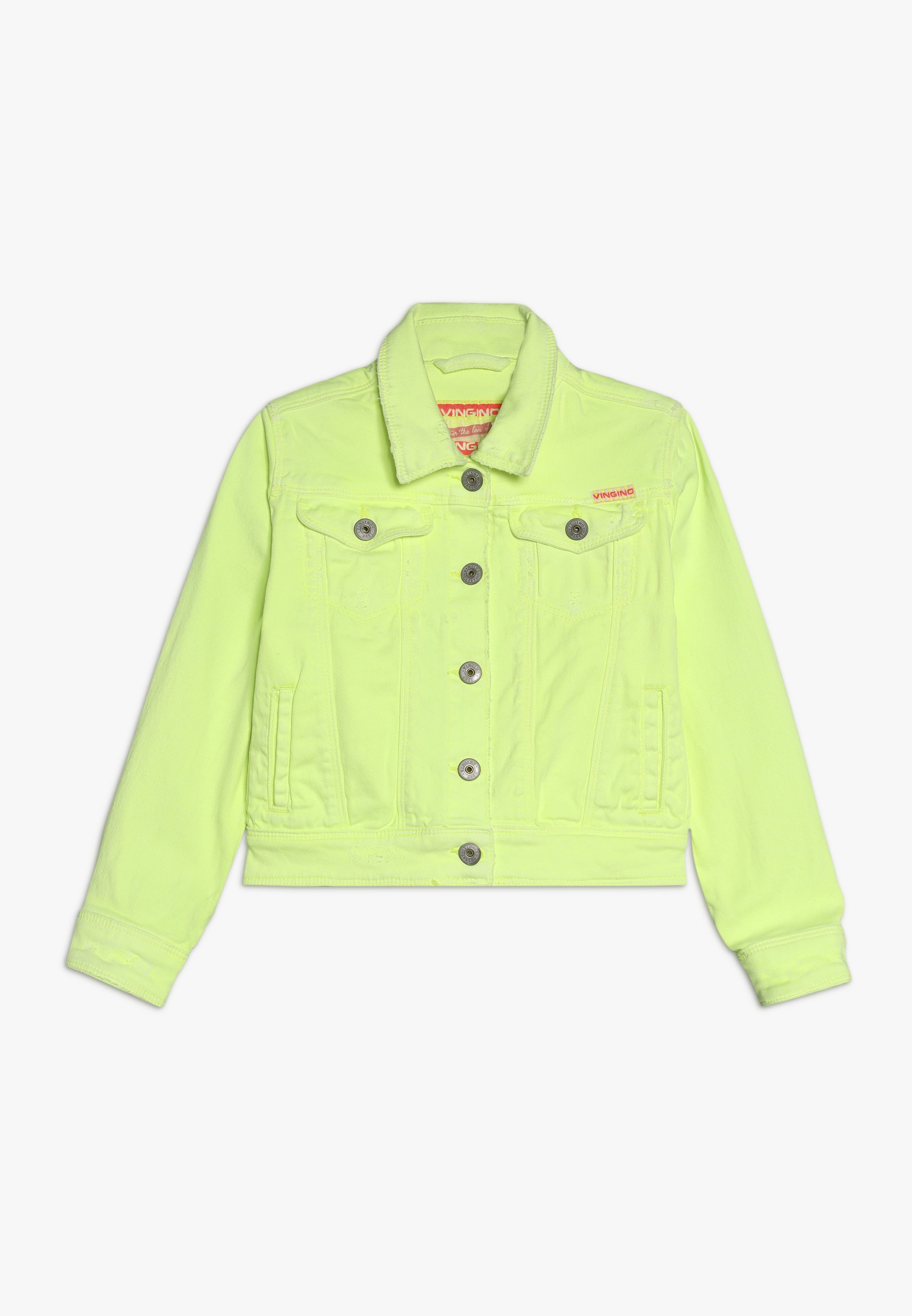 Vingino TOSCANE Spijkerjas neon yellowneongeel Zalando.nl Vingino Sweater neon yellowneongeel Zalando.nl