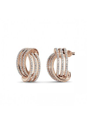 CHERISH - Boucles d'oreilles - couleur or rose / cristal