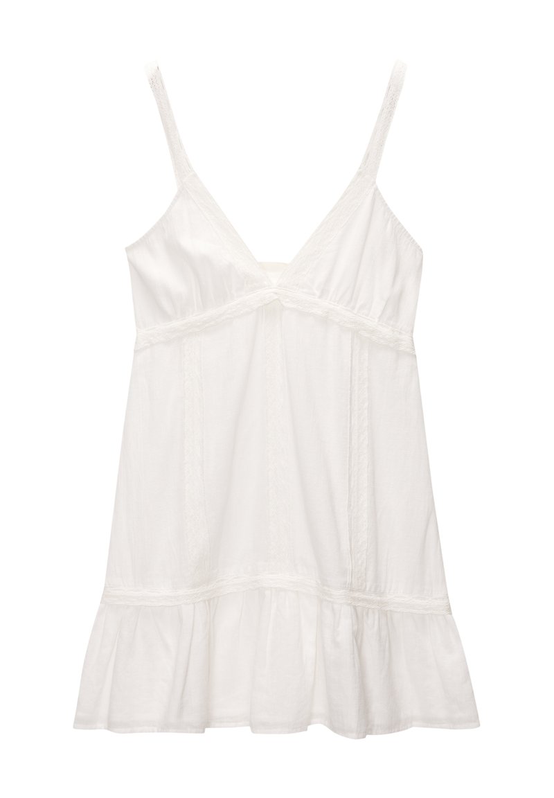 PULL&BEAR Jurk wit PULL&BEAR Jurk wit