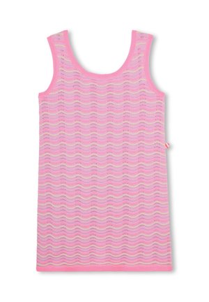 ÄRMELLOSES - Strickkleid - guimauve