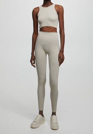 Leggings - Byxor - beige
