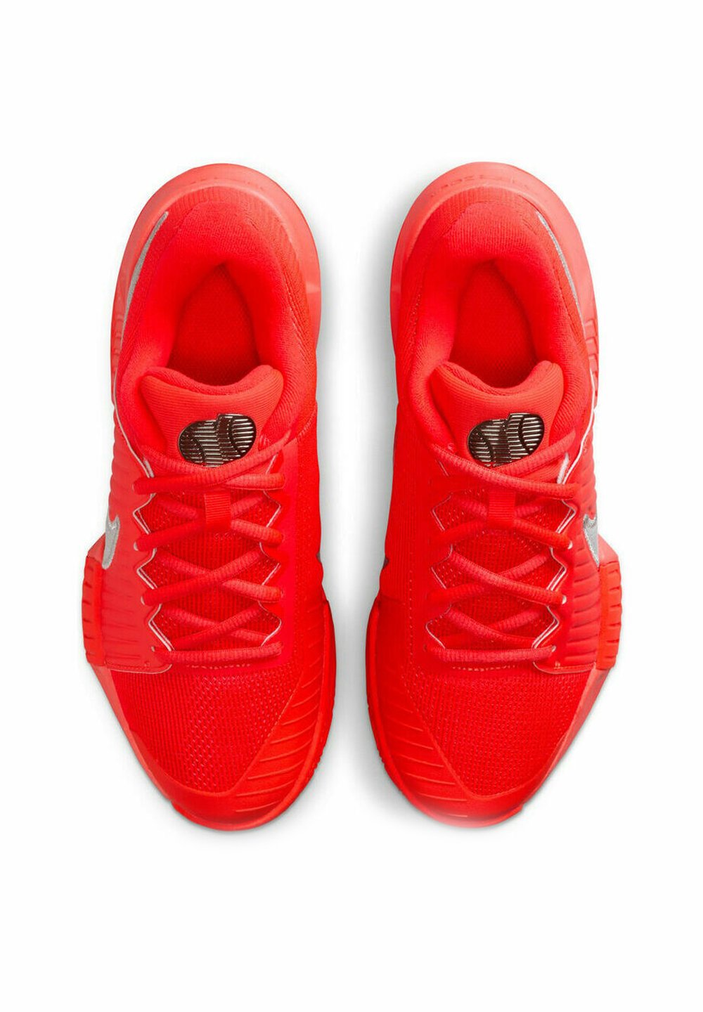 red nike athletic shoes