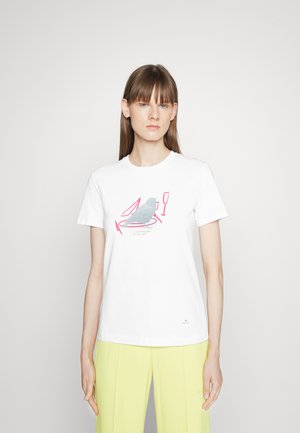 WOMENS SOMETHING TWEET - T-shirt con stampa - whites
