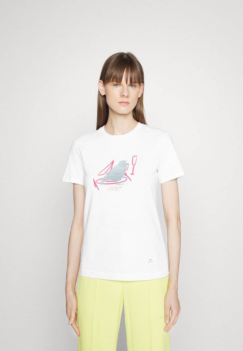 Paul Smith Lips Print Cotton T-Shirt W2R-031V-EP2252 01 main image 1