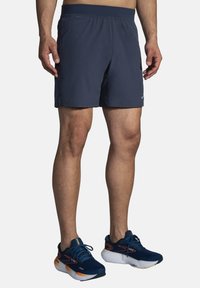 Brooks - Sherpa 7" 2-in-1  - kurze Sporthose - blue slate Thumbnail-Bild 1