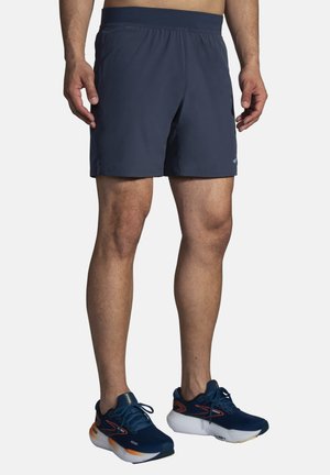 Brooks Sherpa 7" 2-in-1  - Kurze Sporthose - blue slate