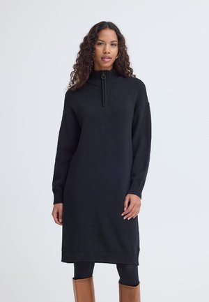 FRSANVA - Gebreide jurk - black
