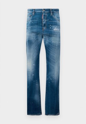 Sirgete säärtega teksad - navy blue