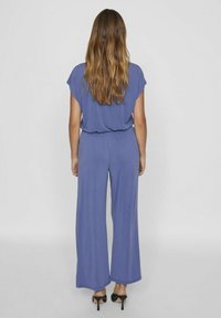 VILA HIGH WAIST - Püksid - bijou blue