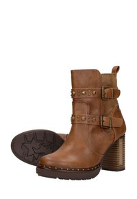 Mustang Plateaustiefelette - cognac