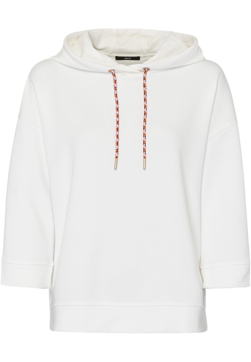 Damen Sweatshirts | zero Kapuzenpullover offwhite/weiß - KZ88381 Damen Sweatshirts | zero Kapuzenpullover offwhite/weiß - KZ88381