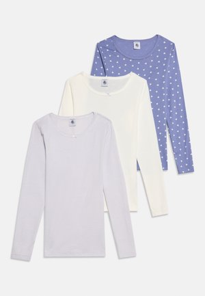 Petit Bateau PETIT TEE COTE 3 PACK - Undertrøjer - lilac