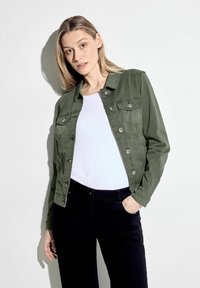 Cecil IN FARBE - Giacca di jeans - grün