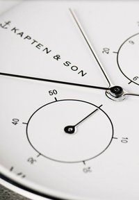 Kapten & Son CHRONO - Montre - silver coloured white