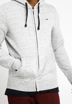 Sudadera con cremallera - mottled grey