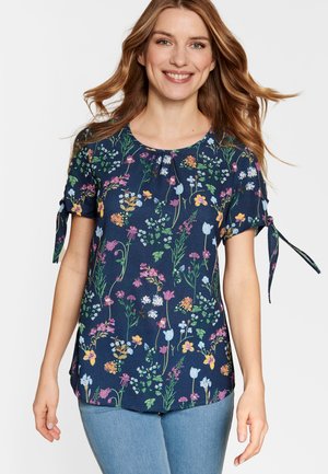 Bluse - marine imprimé