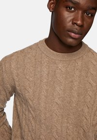 Boggi Milano CREW NECK - Pulover - taupe