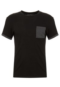 T-shirt med print - black