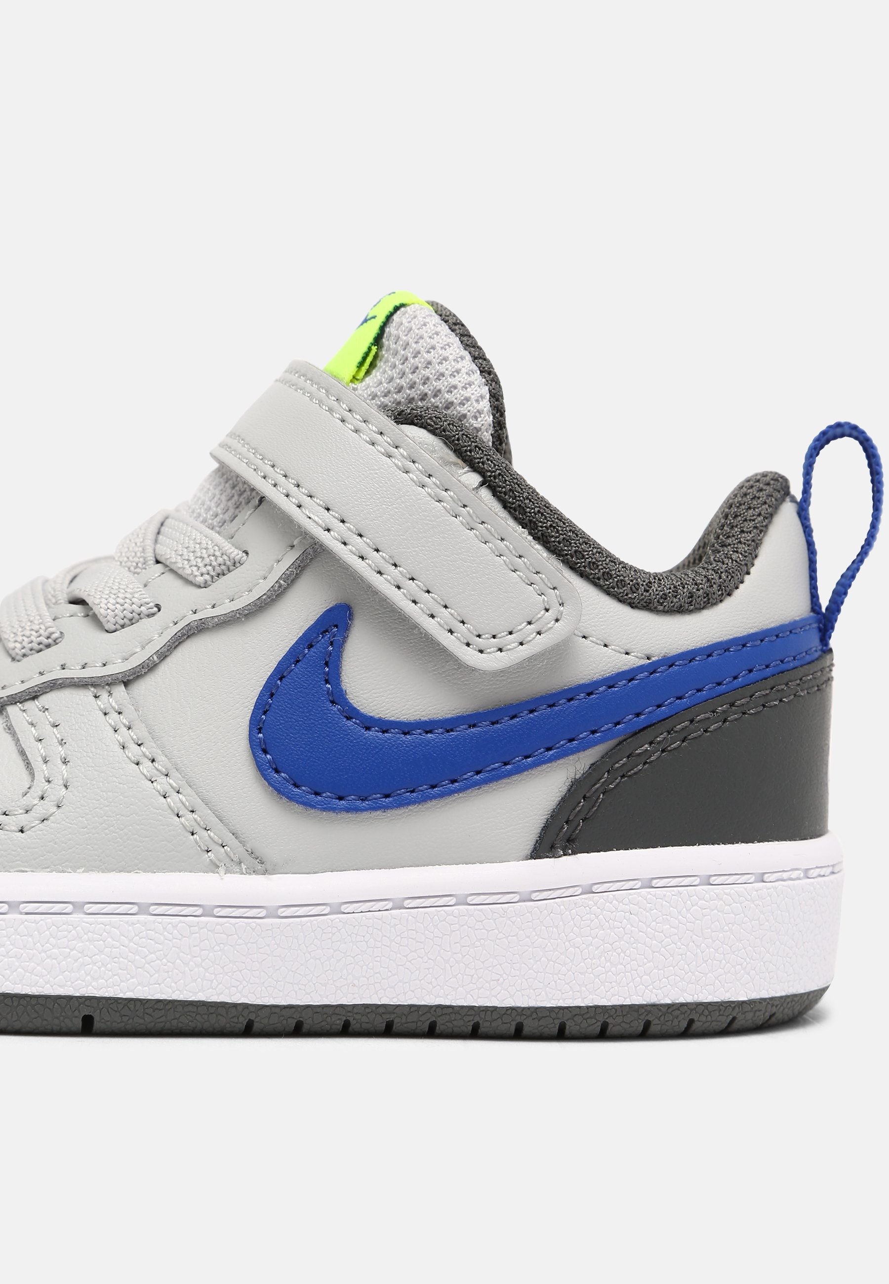 Nike Sportswear COURT BOROUGH LOW 2 UNISEX - Sneakers laag - grey fog/game  royal/iron grey/volt/Grijs - Zalando.nl