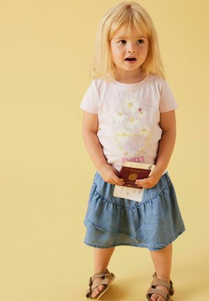 Name it, T-SHIRT 3D-DETAIL - Print T-shirt - cradle pink