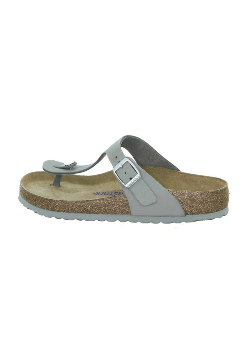 Birkenstock GIZEH SFB LENB - Sandals - dove gray