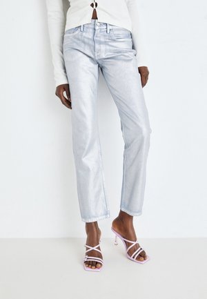 Straight leg jeans - silver-coloured