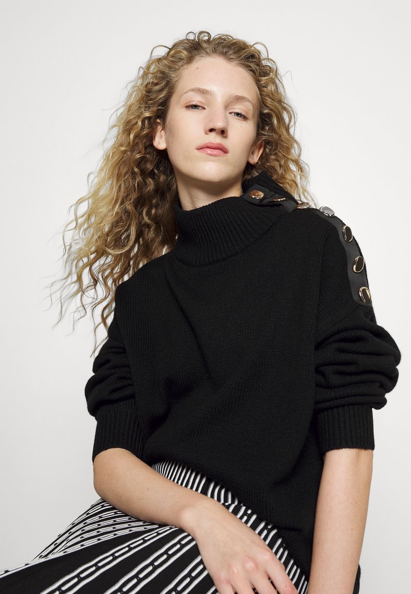 Damen Bekleidung | Claudie Pierlot MALO Strickpullover noir/schwarz - OP48053 Damen Bekleidung | Claudie Pierlot MALO Strickpullover noir/schwarz - OP48053
