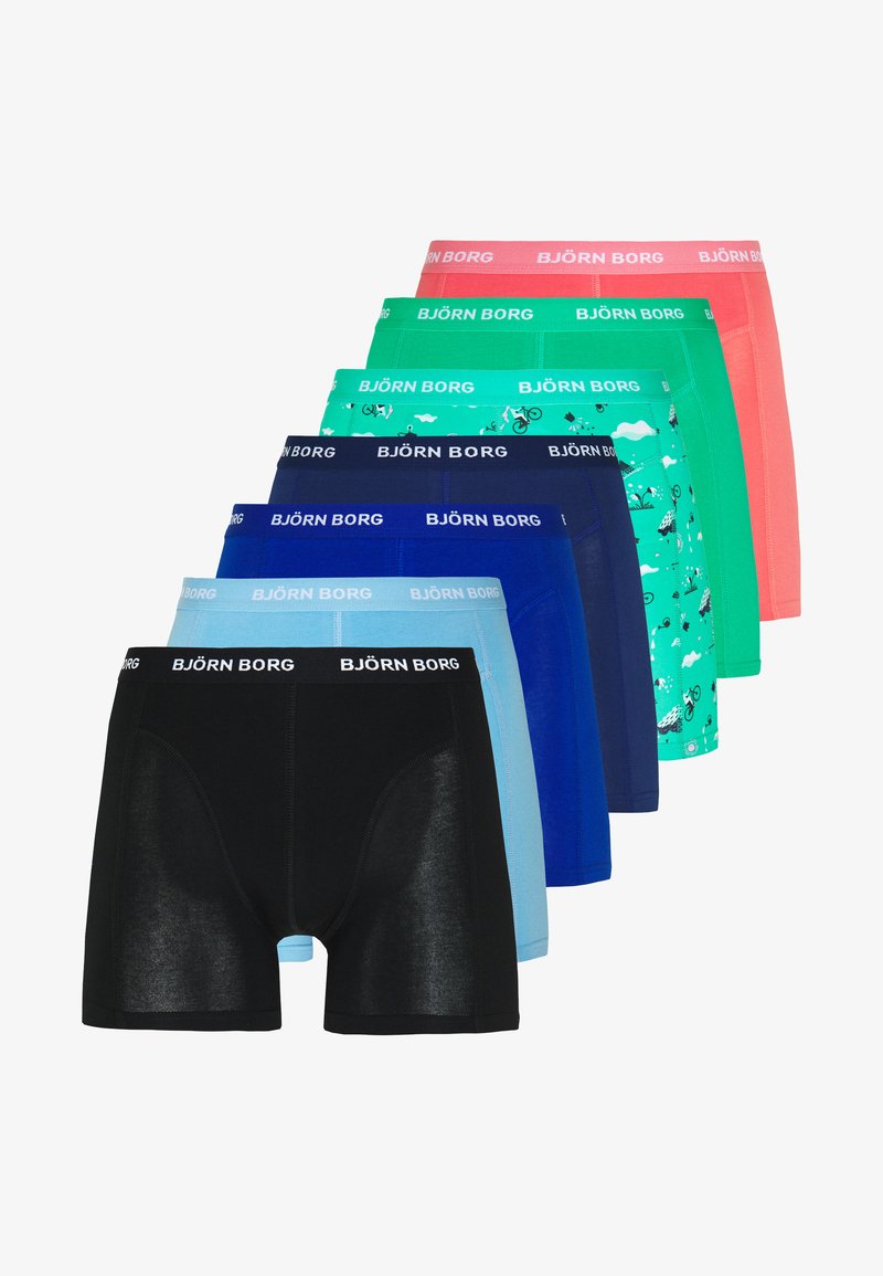 Bjorn Borg Var Sammy Shorts 7 Pack Pants Peacoat Dark Blue Zalando Co Uk