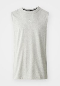 Top - grey heather white