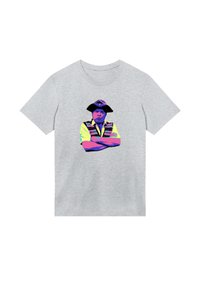 Unselected, grey melange